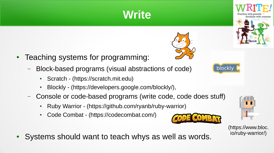 Write - Teaching Examples Write - Teaching Examples